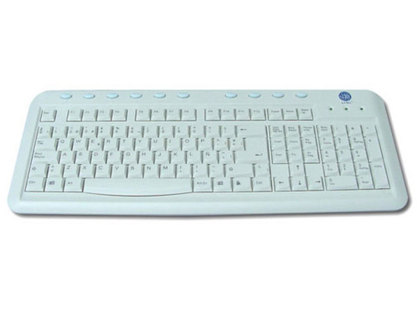 Teclado AIMC Multimeda, 108 teclas, PS2.
