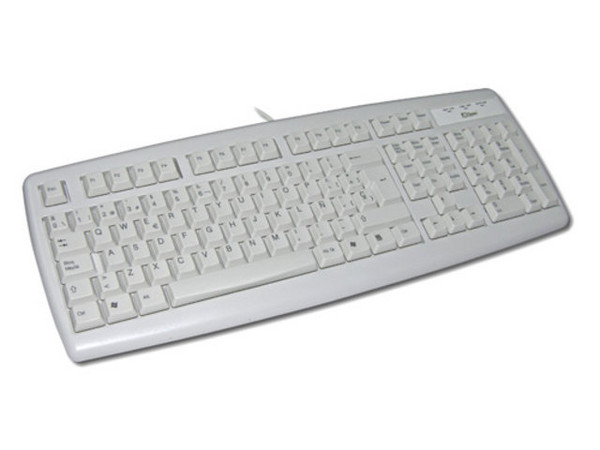 Teclado AOpen Español KB-858, Color Gris