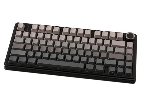 Teclado Mecánico AULA F75, RGB, Switch Hot Swap, USB Tipo C. Color Negro. (Versión en Inglés).