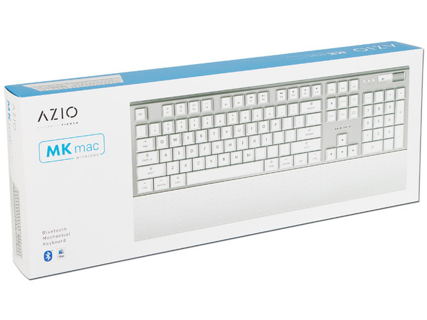 Teclado mecánico inalámbrico AZIO MK-MAC-BT01 para MAC, Bluetooth.