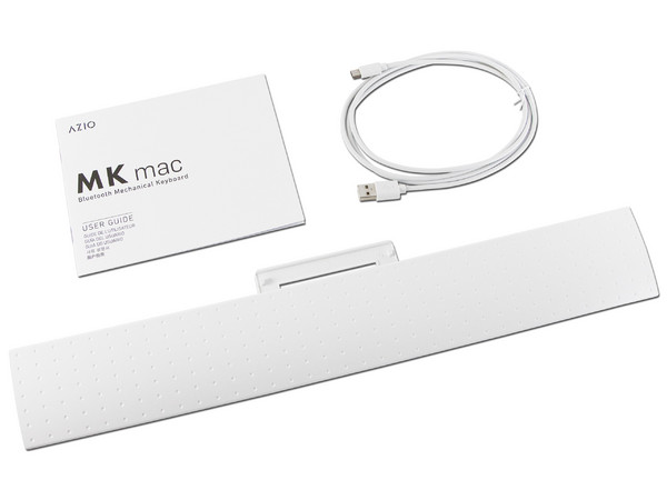 Teclado mecánico inalámbrico AZIO MK-MAC-BT01 para MAC, Bluetooth.