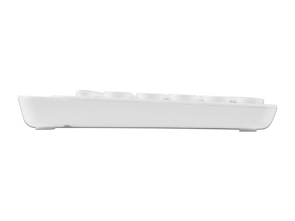 Teclado Inalámbrico Acteck TI685, Multidispositivo, Bluetooth, Color Blanco.