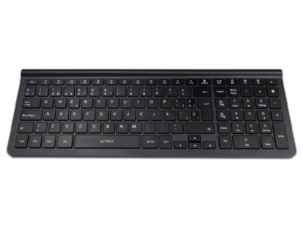 Kit de Teclado y Mouse inalámbricos Acteck Creator Edge MK675, 1600 DPI, color negro.