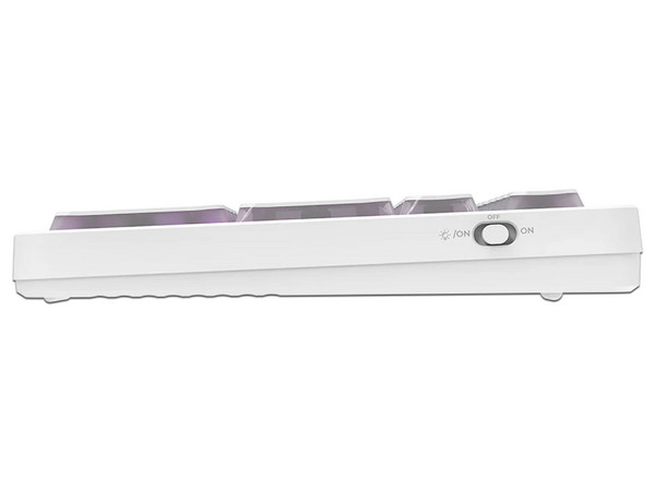 Teclado Inalámbrico Acteck Techno PRO TI790 RGB, Conexión USB, 2.4Mhz, Bluetooth. Color Blanco