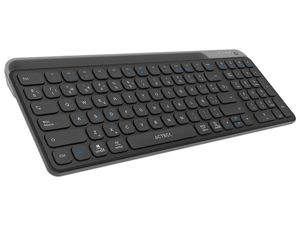 Teclado Acteck alámbrico con conexión USB, diseño resistente, teclas silenciosas y distribución en español