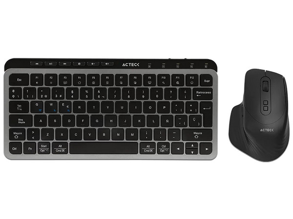 Kit Teclado y Mouse Inalámbrico Acteck Krea MK750: 2.4GHz, Rango 10m.