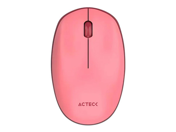 Kit de Teclado y Mouse Acteck Creator Chic K-Colors MK480, Receptor USB, Color Rosa.