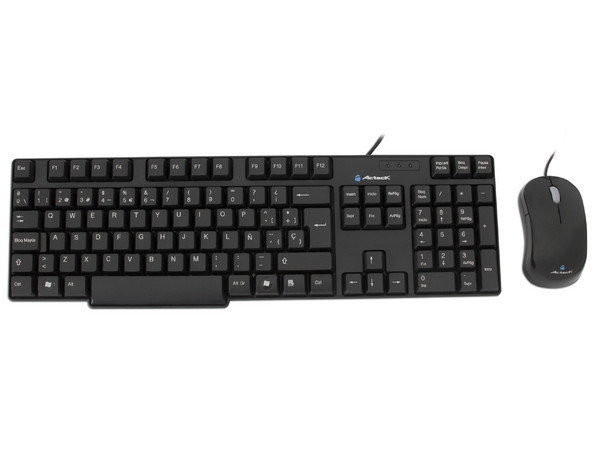 Teclado ps/2 y Mouse USB Acteck Ultra Slim  Design 