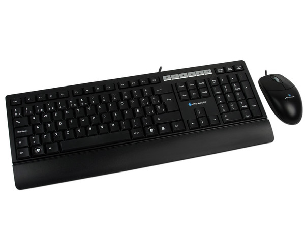 Teclado y Mouse Acteck Ultra Slim Design, Color Negro