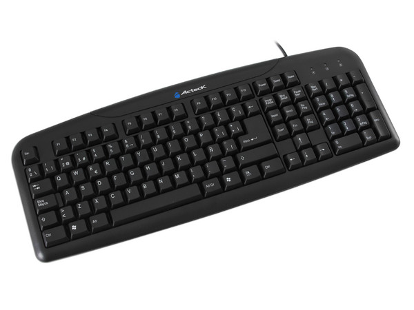 Teclado Acteck Office, USB. Color Negro