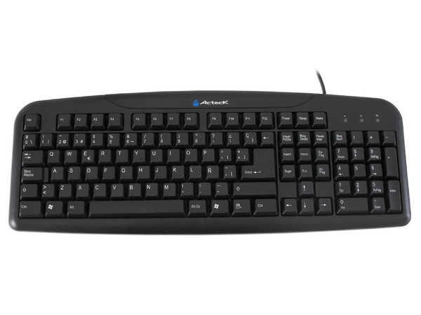 Teclado Acteck Office, USB. Color Negro