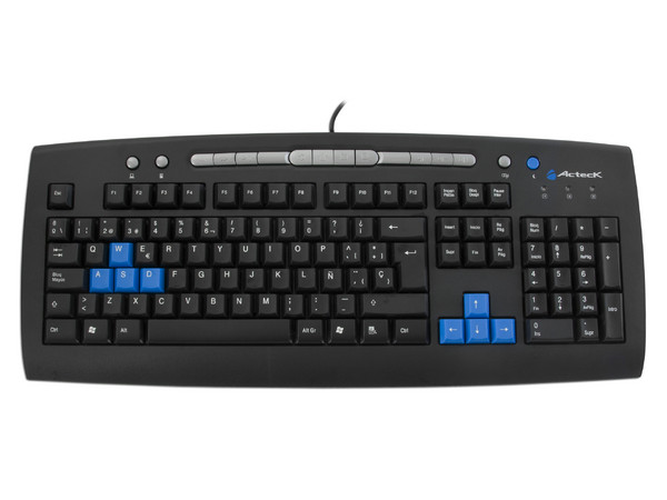 Teclado Acteck Advance, USB. Color Negro   