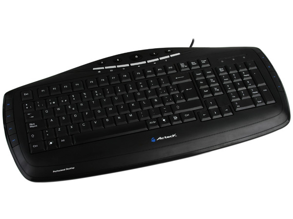 Teclado Acteck Professional Desktop, USB. Color Negro