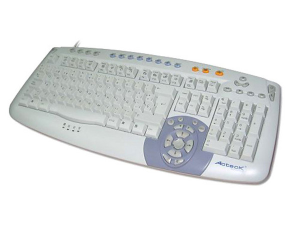Teclado Acteck AT-6000XP Multimedia Smart Office XP, PS/2