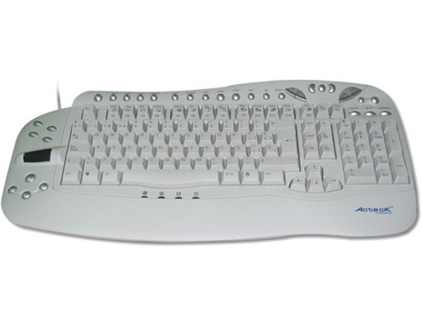 Teclado Acteck AT-8000XP Multimedia Smart Office XP, PS/2,
Color Beige