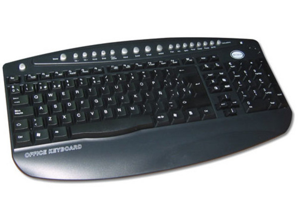 Teclado Acteck AT-8810 Smart Office XP, PS/2, Color Negro