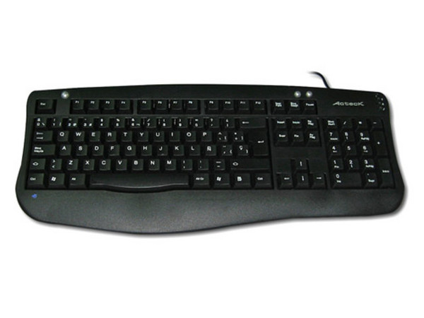 Teclado Acteck AT-9910, PS/2, Color Negro.