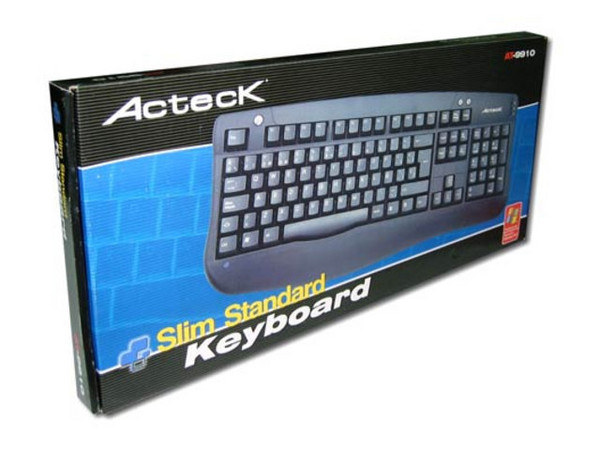 Teclado Acteck AT-9910, PS/2, Color Negro.