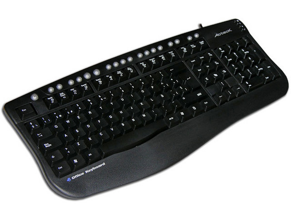 Teclado Acteck Multimedia AT-9910XP, PS/2, Color Negro.