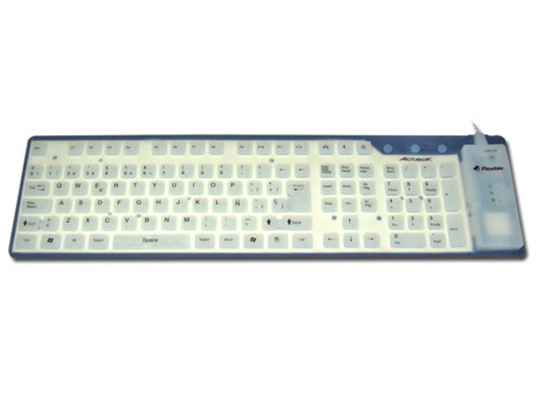 Teclado Acteck Flexible Luminiscente, USB y PS/2