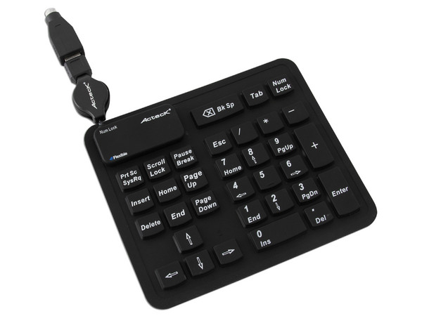 Teclado Numérico Acteck Flexible, USB