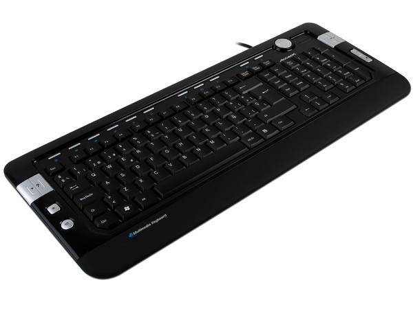 Teclado Acteck Deluxe Multimedia AT-SLX850, USB. Color Negro