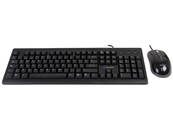 Kit 3 en 1 Acteck AK3-2700 de Teclado, Mouse Óptico y Bocinas