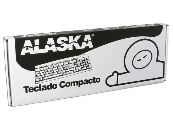 Teclado Alaska USB, Color Negro.