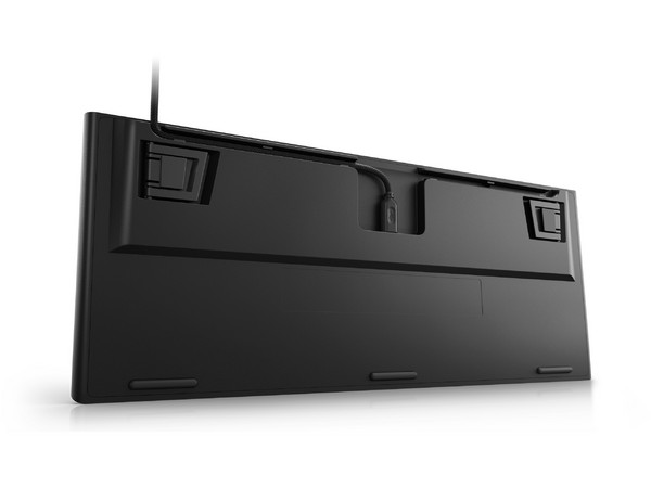 Teclado Mecánico Gamer Alienware AW420K, Iluminación RGB, Switch Cherry MX Red, USB, Versión en Ingles, Color Negro.