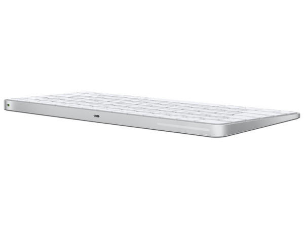 Teclado Apple Magic Keyboard con Touch ID para modelos de Mac con chip de Apple, Bluetooth, Puerto Lightning. Color Blanco.