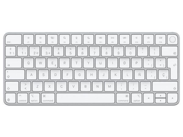 Teclado Apple Magic Keyboard, Bluetooth, Color Blanco.