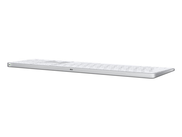 Teclado Apple Magic Keyboard Touch ID, Bluetooth, Teclado Numérico, Color Blanco.