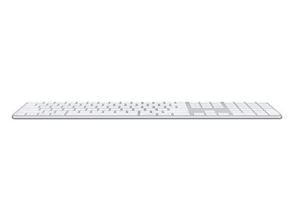 Teclado Apple Magic Keyboard Touch ID, Bluetooth, Ingles, Teclado Numérico, Color Blanco.