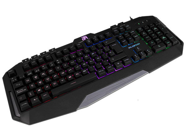 Teclado Gamer Gunfire Balam Rush, USB, LED con Retroalimentación de 3 colores, Color Negro.