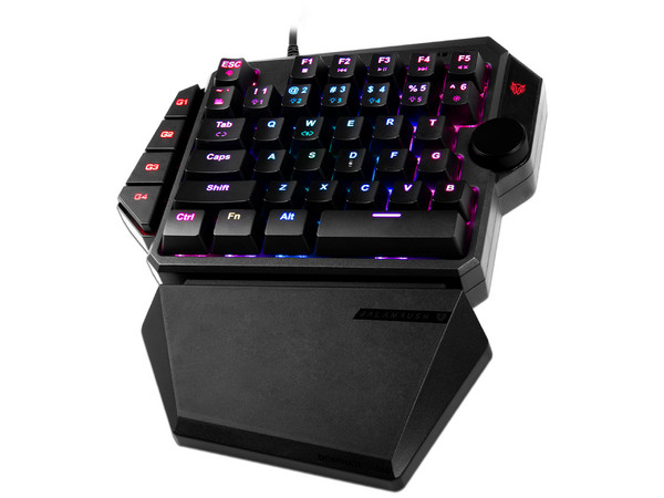 Teclado Mecánico Gamer BALAM RUSH GK540 de una Mano, Switch Azul, USB. Color Negro.