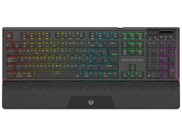 Teclado Gamer Inalámbrico DOMINATE EXPERT GK979I Balam Rush, USB Bluetooth, Multidispositivo, Color Negro.