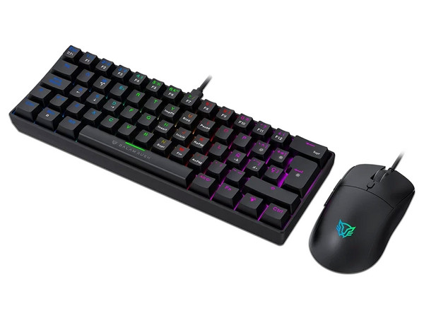 Kit de Teclado y Mouse Gamer Balam Rush Fusion Vanguard CKG660, USB. Color Negro.