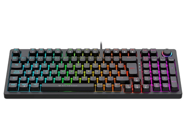 Teclado Gamer Mecánico Balam Rush Dominate X Pro GK777, Iluminación RGB, Switch Rojo, USB Tipo A. Color Negro. (Versión en Español).