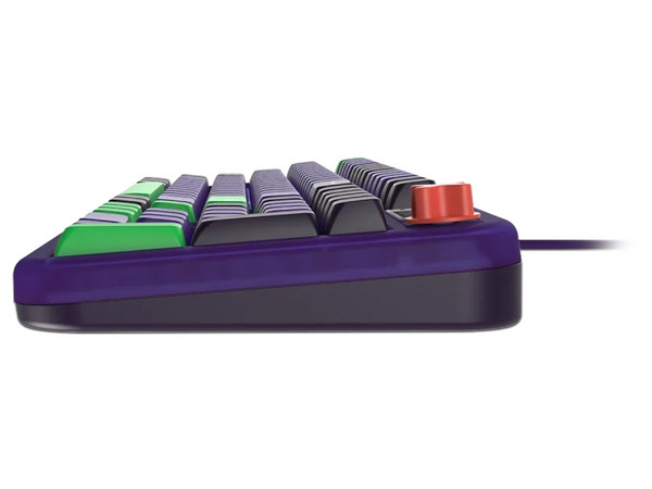 Teclado Gamer Balam Rush Warstrike Eva KG500E RGB, Membrana, USB. Color Morado. (Versión en Español).