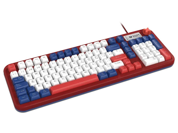 Teclado Gamer Balam Rush Warstrike Gunda KG500G RGB, Membrana, USB. Color Rojo. (Versión en Español).
