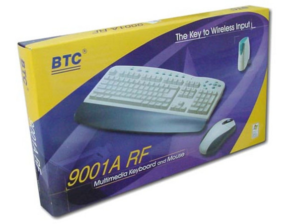 Teclado y Mouse BTC, Inalambricos.