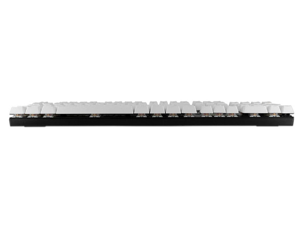 Teclado Mecánico Gamer Batauro Beliarde, Iluminación RGB, USB, Español, Switch Red. Color Negro.
