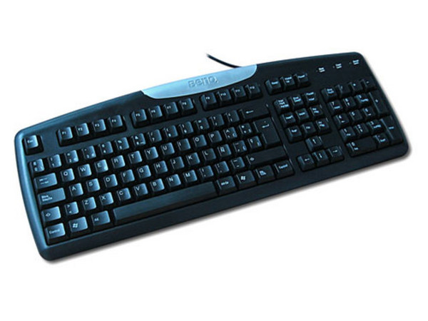 Teclado BenQ en Español, PS/2. Color Negro