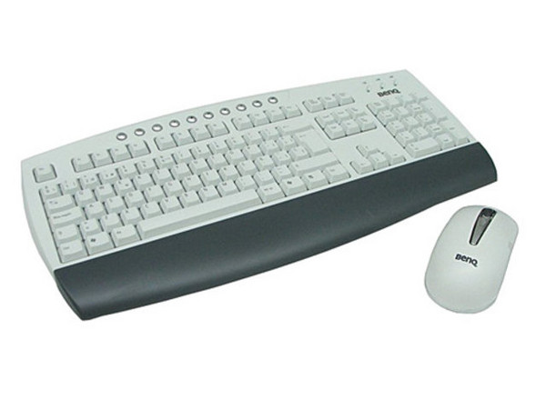 Teclado y Mouse Benq I100, Español, PS/2, Color Beige.