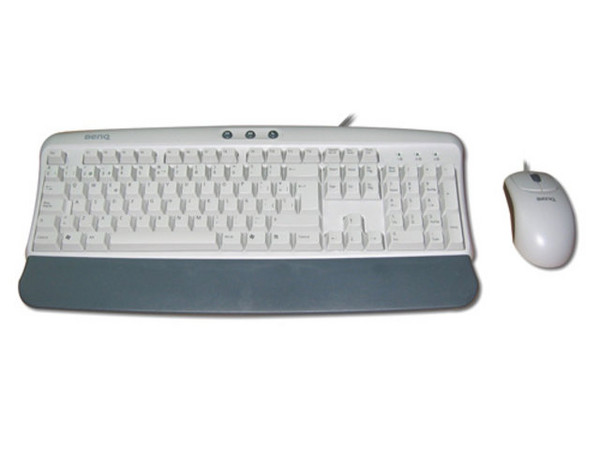 Teclado y Mouse Óptico Benq 6511, Español, PS/2