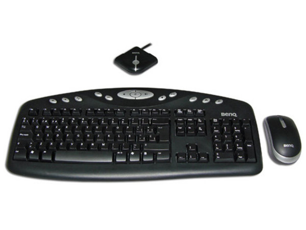 Teclado y Mouse BenQ IM230, Inalámbrico, Color Negro, Interfase USB PS/2
