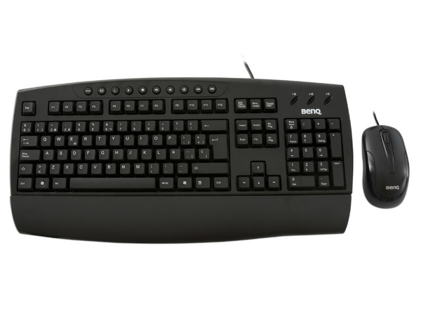Teclado PS/2  y Mouse USB BenQ i150, Color Negro