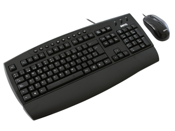 Teclado PS/2  y Mouse USB BenQ i150, Color Negro