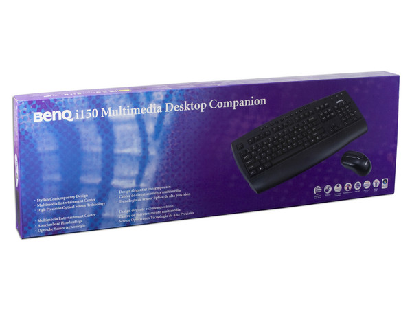 Teclado PS/2  y Mouse USB BenQ i150, Color Negro