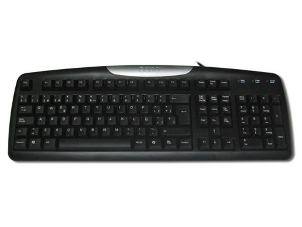 Teclado y Mouse Benq P010, Español, PS/2, Color Negro.